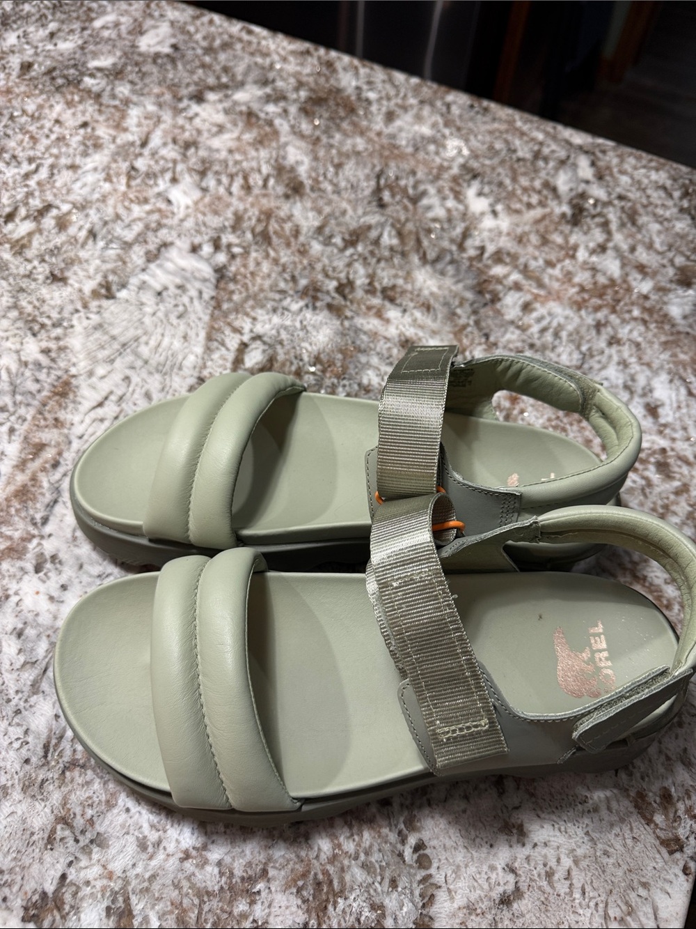 Sorel Women's Padded Strap Sandals in Sage
